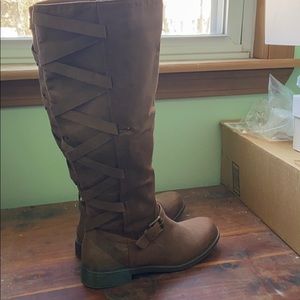 Arleigh wide calf JustFab boots